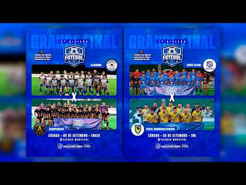 AO VIVO: Finais do Campeonato Municipal de Futebol de Jaguaretama-CE 2026 - 1ª e 2ª divisão.