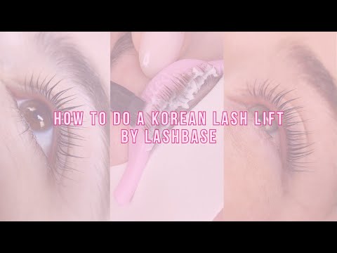 How to do a Korean Lash Lift By LashBase