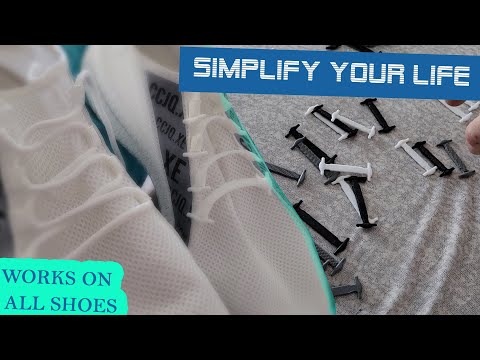 Elastic no tie shoelaces Shoe Magic ** Quick Shoe Lace System - Elastic Shoe Laces