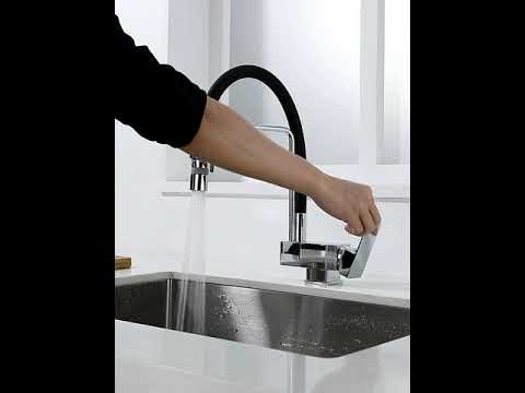 Vorfenster-Küchenarmatur Klappbar - 3-Wege-Mischbatterie Aus Messing Mit Separatem Trinkwasseranschluss