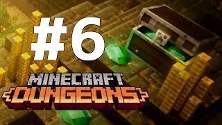 #6【ゴリ押し】初めての全滅で絶体絶命の３人【Minecraft Dungeons】