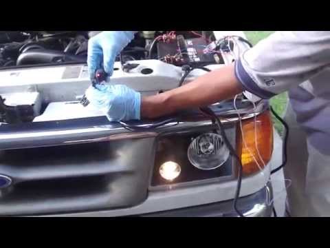 Ford Ranger Spyder Black Euro Projector Headlights Installation