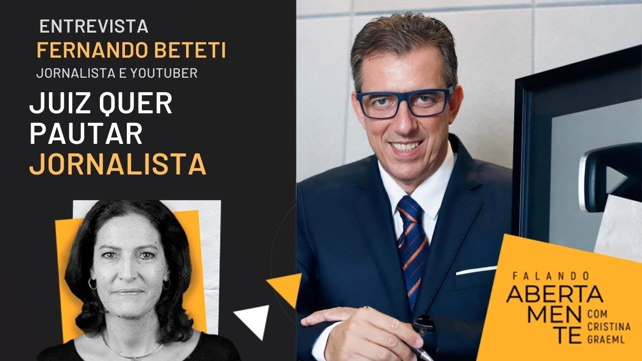 Jornalista sofre censura e juiz define quem ele pode entrevistar