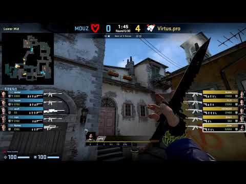 CSGO POV Virtus.pro JAME vs. Mouz on Inferno - 15 kills