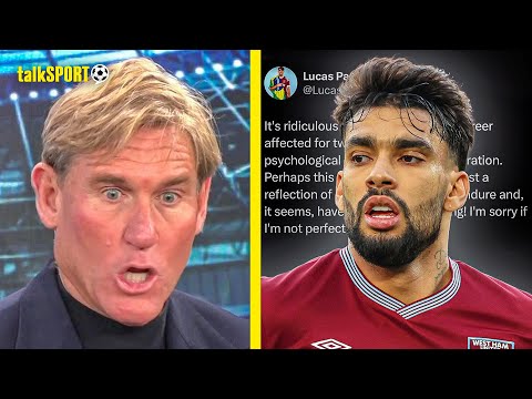 Simon Jordan REACTS to Lucas Paqueta's Social Media Posts after RED CARD for West Ham vs Liverpool!