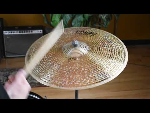 21" Paiste Masters Dark Dry Ride Cymbal 2830g *Video* image 7