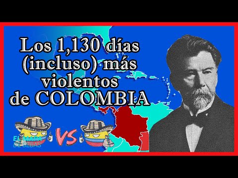 🔥The Thousand Days' War in 12 minutes 🇨🇴⚔️🇨🇴 - Sebas' Map