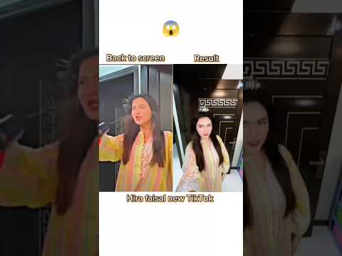 Hira faisal new TikTok☺️#behindthescenes #hirafaisal #tiktok