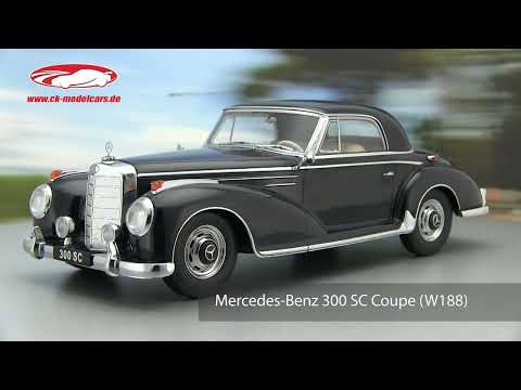KK-Scale 1:18 Mercedes-Benz 300 SC Coupe (W188) Baujahr 1955