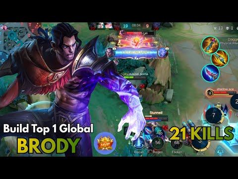 Brody's INSANE 21 Kills in Just 12 Minutes | MLBB GOD MODE !