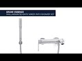 Купити купити душовий набір grohe круглий душ з маленьким утримувачем Euphoria 26404000 Cosmopolitan 26404 в Києві vannaja.kiev.ua