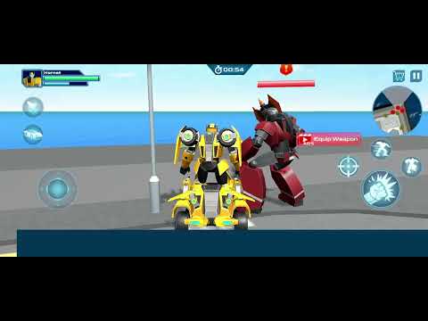 Mark Robot vs Dude Robot - Ultimate Robot Battle|2024 - Freeway Chase- Only Action [4K] Big Battle