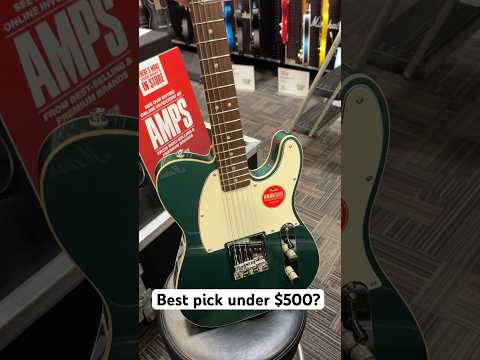 What’s a NEW guitar you love that’s under $500? #fender #squier #telecaster #fyp #guitartok #esquire
