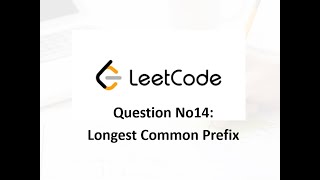 Download the video "LeetCode題目詳解 No14: Longest Common Prefix PYTHON解法 刷題"