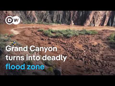Flash flood tears through Grand Canyon | DW News