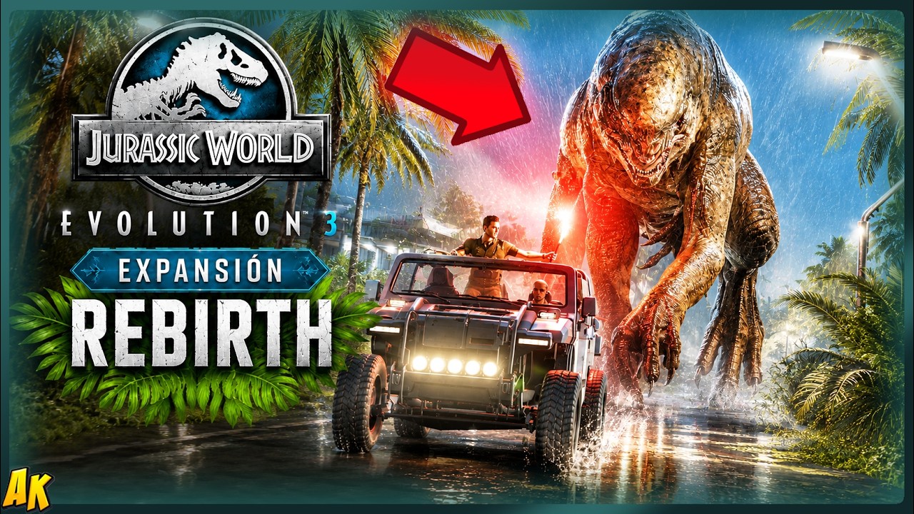 TODO EL CONTENIDO de la EXPANSION de JURASSIC WORLD EVOLUTION 3 REBIRTH