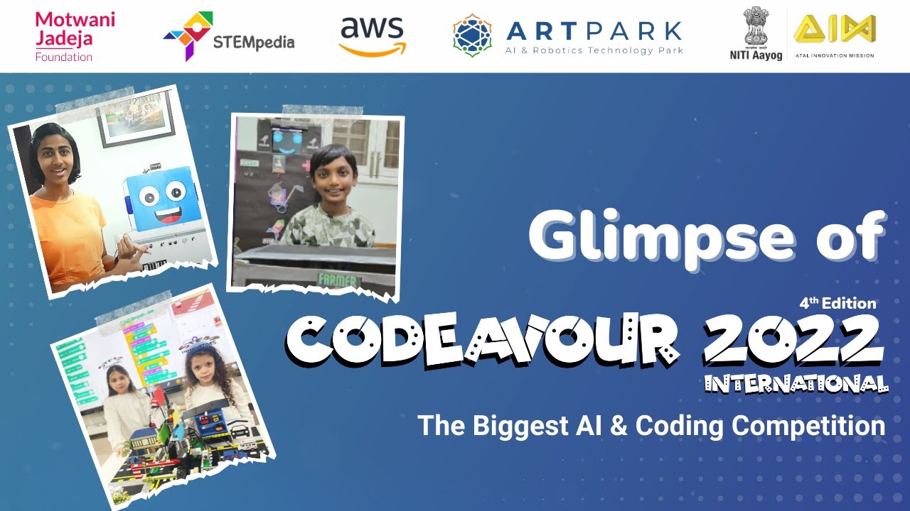 Glimpse of Codeavour 2022: Biggest AI, Coding and Robotics Challenge