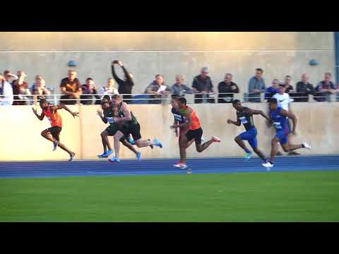 Emile Erasmus 10.11 (-1.0) | Copenhagen Athletics Games 2018