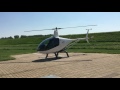 CH77 Ultralight Helicopter HELISPORT Startup And Takeoff