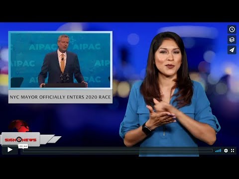 NYC mayor officially enters 2020 race (ASL - 5.16.19)