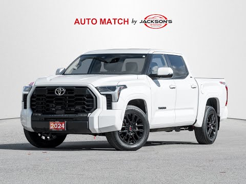 2024 Toyota Tundra 4x4 Crewmax SR in White for sale at Jackson's Toyota in Barrie, ON