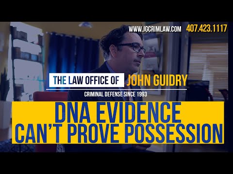 DNA Evidence Cannot Prove Possession of a Firearm by a Convicted Felon