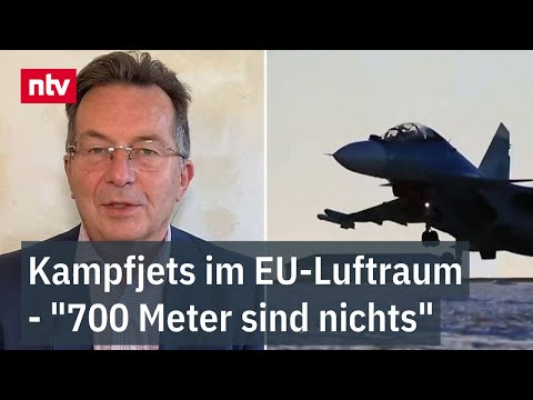 Kampfjets im EU-Luftraum - "700 Meter sind nichts": Thiele zu Provokation durch Putin