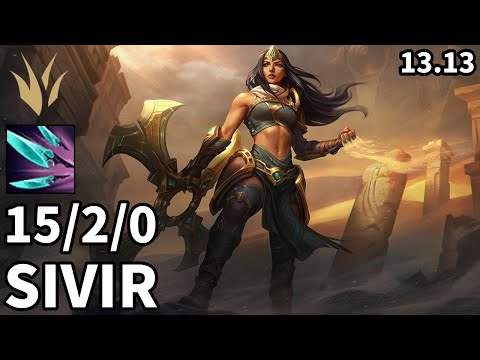 Sivir ADC vs Aphelios - KR Grandmaster | Patch 13.13