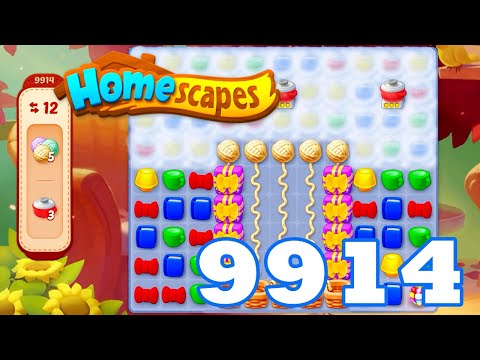 Homescapes Level 9914 HD 3 - match puzzle game | Gameplay Walkthrough | android | GameGo Game | IOS