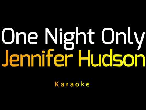 Jennifer Hudson - One Night Only (Karaoke) Lower Key