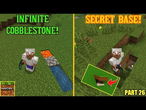 vasanth தமிழ் gaming - Secret base and infinity cobblestone farm/Minecraft part 26 in tamil/on vtg!