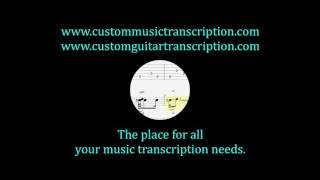 Ghostly Horse of the Plain | Al Stewart  | Custom Guitar Transcription | Custom Music Transcription