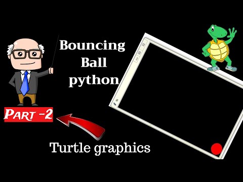 Simple Bouncing Ball With Python Turtle Graphics Learn_python