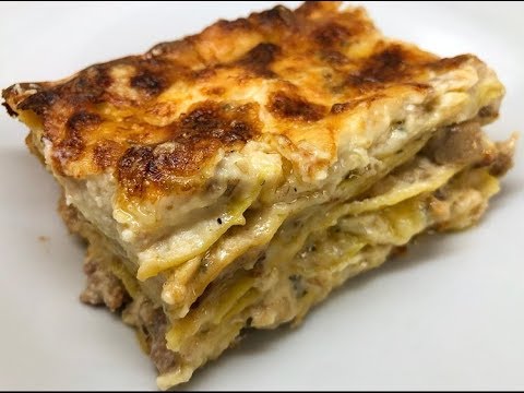 LASAGNA CON FUNGHI PORCINI SALSICCIA E.. - IDEA PER NATALE
