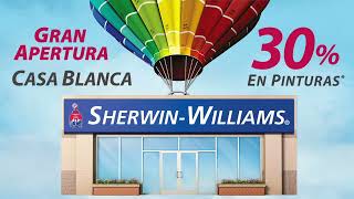 ¡Pinturas Sherwin-Williams llega a Casa Blanca! 🌈