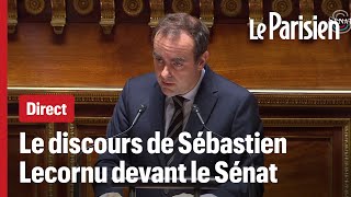 Download the video "Direct - Suivez le discours de Sébastien Lecornu au Sénat"