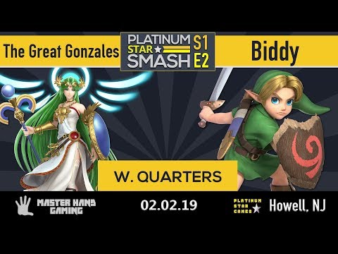 Platinum Star Smash S1:E2 - The Great Gonzales (Palutena) vs Biddy (Young Link) - W Quarterfinals