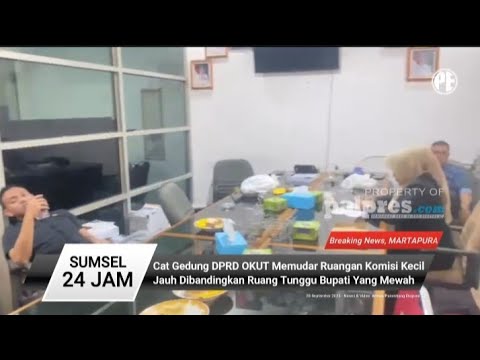 Cat Gedung DPRD OKUT Memudar Ruangan