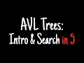 AVL trees in 5 minutes — Intro & Search