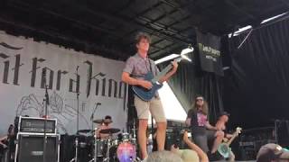 Fit For A King Live @ Warped Tour West palm beach, Florida 7-2-2017
