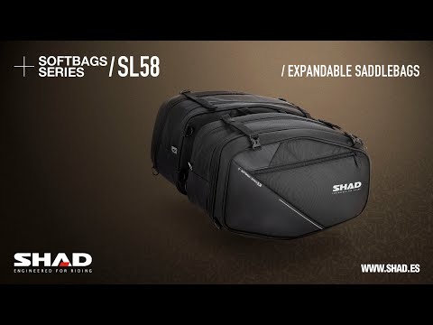 Vidéo - SACOCHES SEMI-RIGIDES EXTENSIBLES SHAD 24 LITRES - SHAD