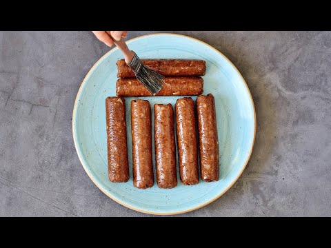 Vegane Bratwurst selber machen | glutenfreies Rezept
