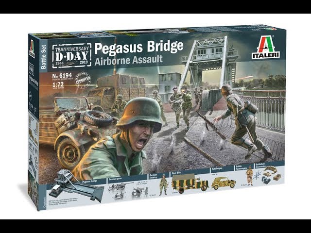 Vídeo relacionado con Italeri 6194 Set de Batalla 1:72 - "Puente de Pegaso - Modelo de Suelo, Hobby, Pegado, Kit de plástico, detallado, Multicolor