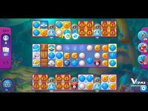 Fishdom. 4813 super hard level no boosters and diamonds