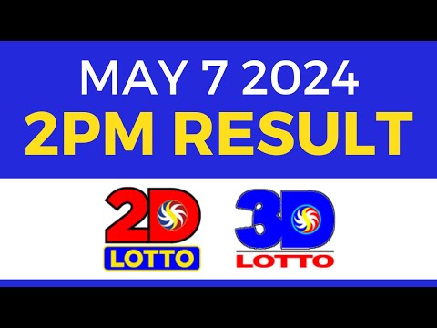 2pm Lotto Result Today May 7 2024 Complete Details