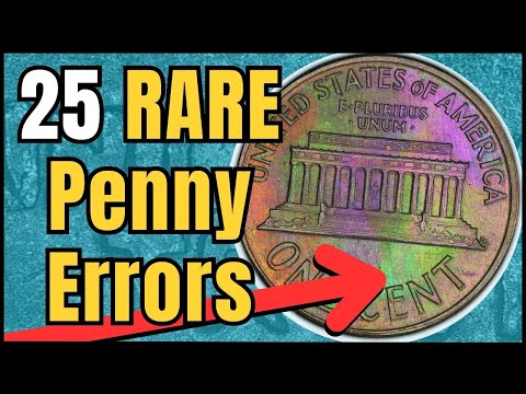 25 SUPER VALUABLE Lincoln Penny Error and Variety Coins Worth Money