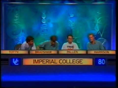 Imperial in University Challenge 1995-6: First Round Match against St Andrews