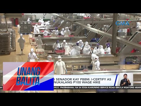 Hiling ng ilang senador kay PBBM – I-certify as urgent ang panukalang P100 wage hike UB