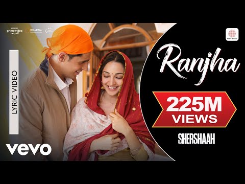 Ranjha - Lyric Video|Shershaah|Sidharth-Kiara|B Praak|Jasleen Royal|Anvita Dutt