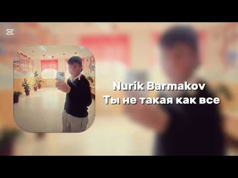 Nurik Barmakov - Ты не такая как все ( Official Audio)